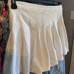 Forever 21 White Skater Skirt